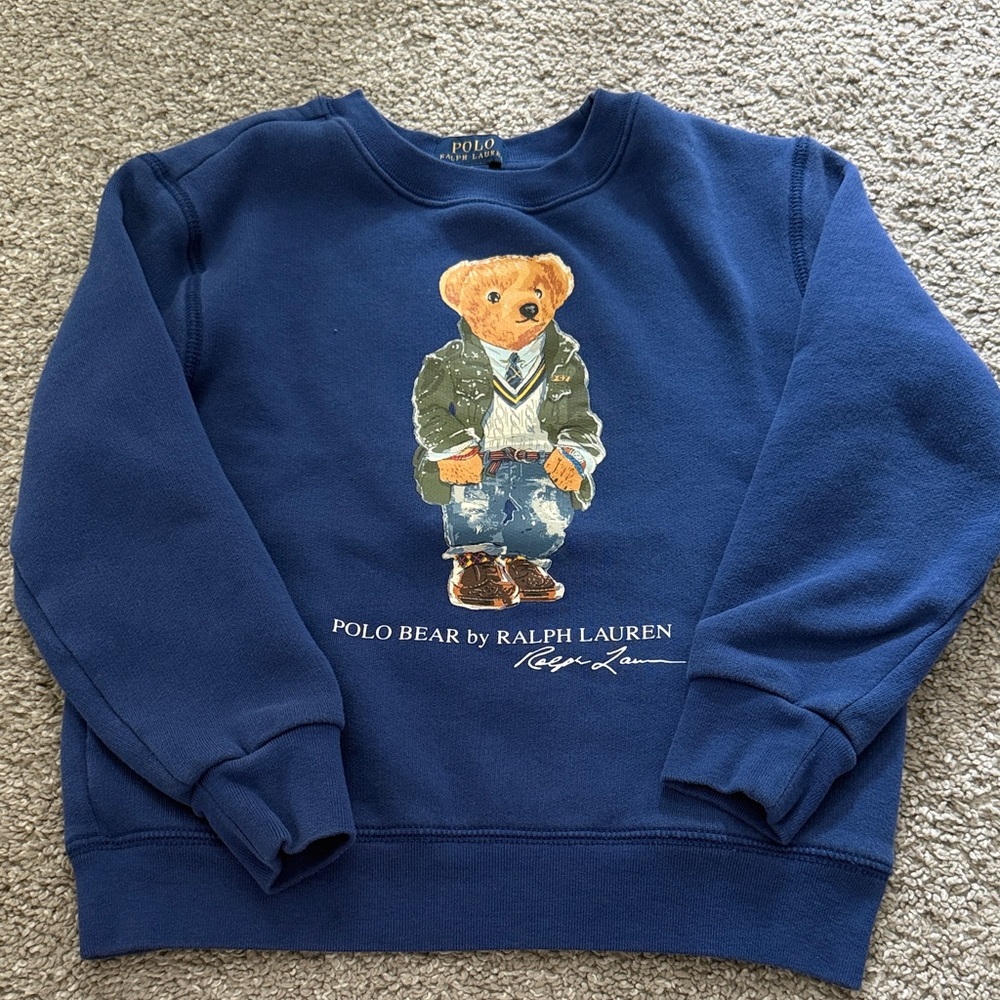 Ralph Lauren Polo Bear Royal Blue Crewneck Sweatshirt